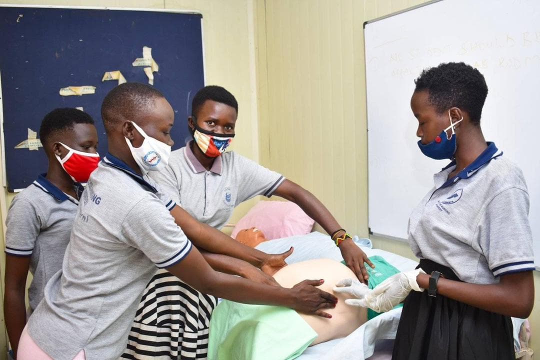 Students studying at St. Mary's Institute